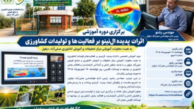 اثرات پدیده ال‌نینو بر فعالیت‌ها و تولیدات کشاورزی